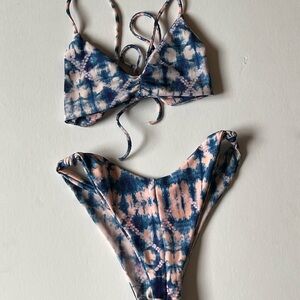 Skatie Betsy Top Small & Suzanne Bottom Medium in Indigo